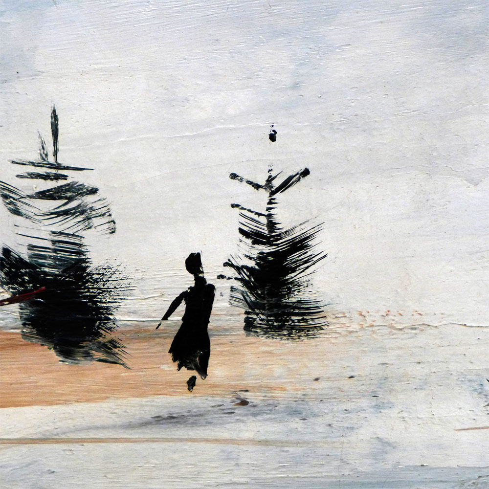 Girl in a Pine Forest