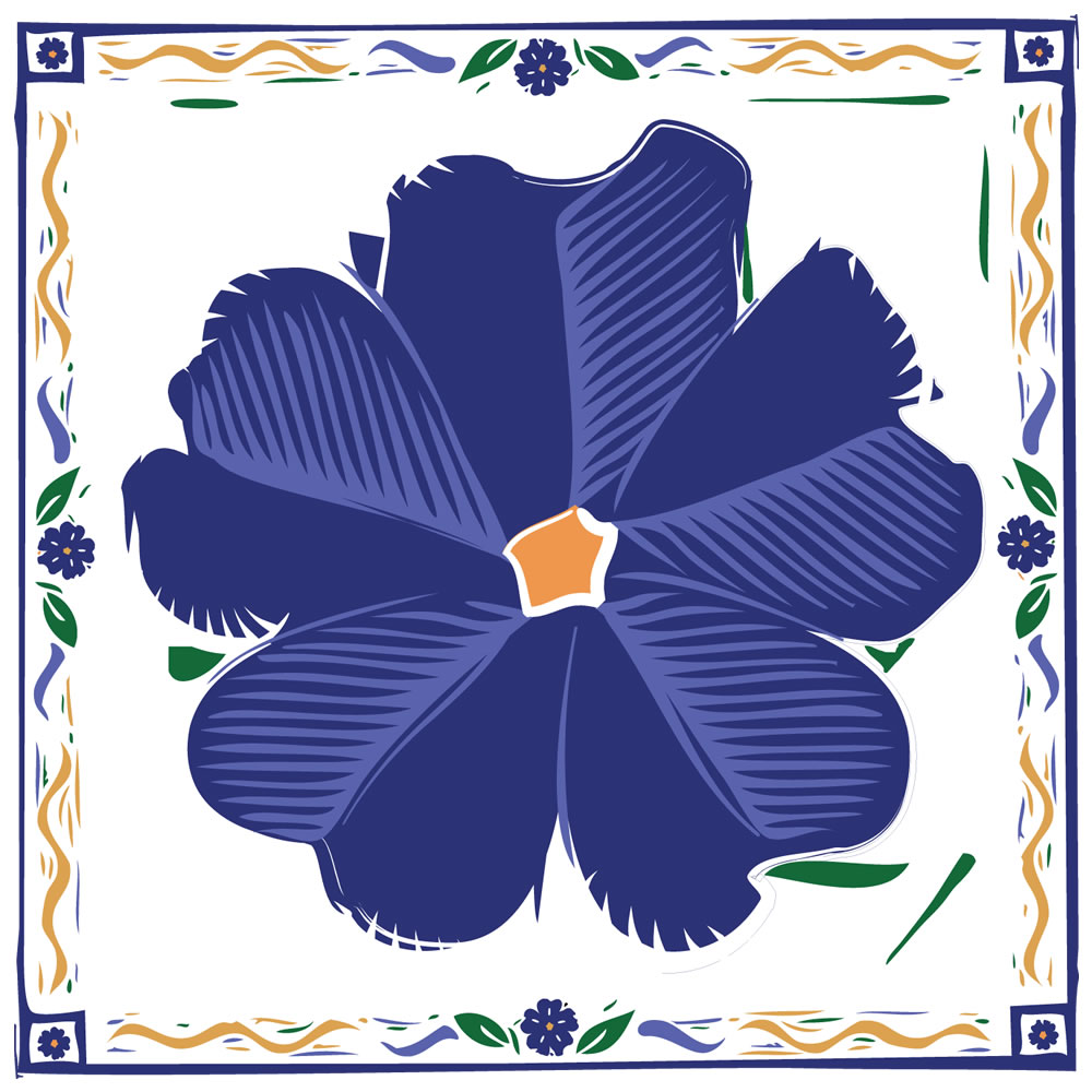 Forget me not from the  Linocuts range