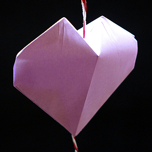 Pastel hearts garland