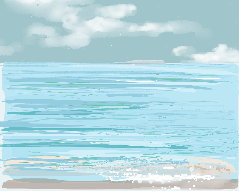 Misty Horizon by Roger Newbrook